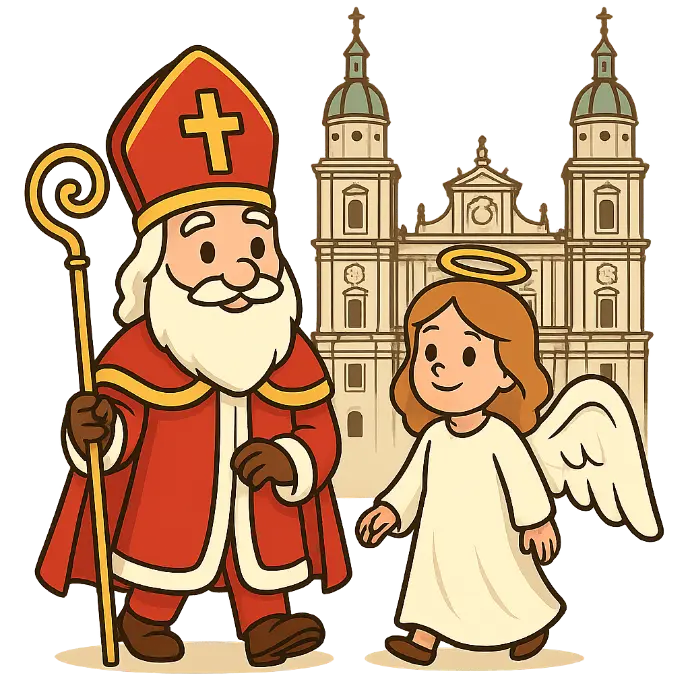 Nikolaus und Engelchen